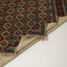 Multicolor - Warangal Handwoven Kalamkari Block Print Cotton Durrie / Carpet / Rug (5 x 7 Feet) 30