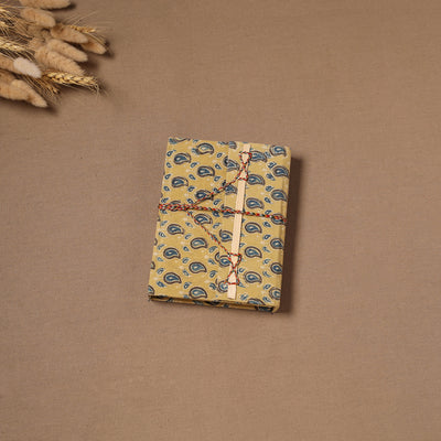 Handmade Paper Notebook in Ajrakh Cover with Thread Lock (7 x 5 in) 25