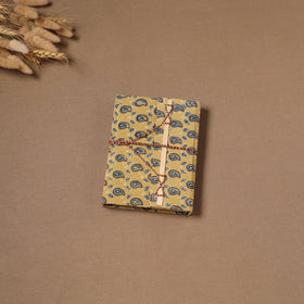 Handmade Paper Notebook in Ajrakh Cover with Thread Lock (7 x 5 in) 25