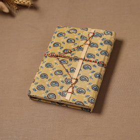 Handmade Paper Notebook in Ajrakh Cover with Thread Lock (7 x 5 in) 25