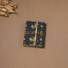 Handmade Paper Notebook in Ajrakh Cover with Thread Lock (7 x 5 in) 27