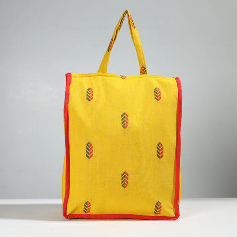 Yellow Handcrafted Cotton Shopping Bag 25