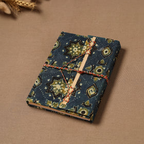 Handmade Paper Notebook in Ajrakh Cover with Thread Lock (7 x 5 in) 27