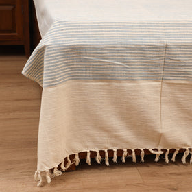 Bijnor Pure Handloom Cotton Double Bed Sheet (108 x 90 in) 40