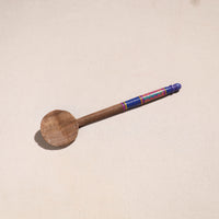 Handmade Lacquered Wooden Ladle Spoon (12 in) 54