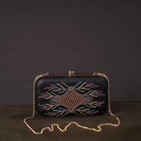 Chikankari Embroidery Clutch / Sling Bag