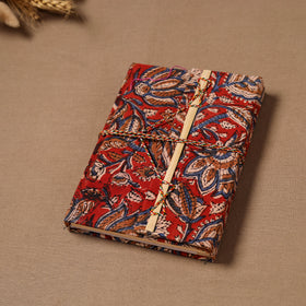 Handmade Paper Notebook in Bagru Cover with Thread Lock (7 x 5 in) 29