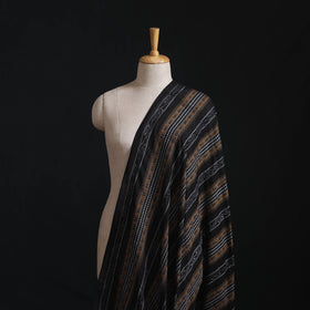 Black - Sambalpuri Ikat Handloom Cotton Fabric 05