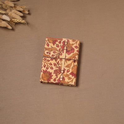 Handmade Paper Notebook in Bagru Cover with Thread Lock (7 x 5 in) 31