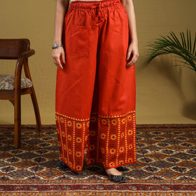 Buy Cotton Bengal Kantha Hand Embroidery Palazzo