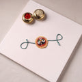 Lord Jagannath - Reusable Pattachitra Handpainted Rakhi with Potli 09
