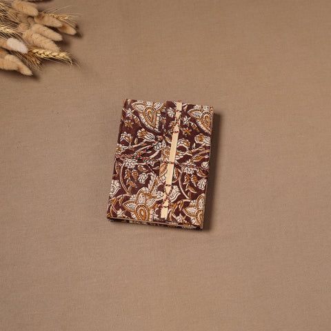 Handmade Paper Notebook in Bagru Cover with Thread Lock (7 x 5 in) 33