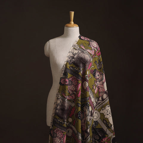 Kalamkari Printed Cotton Fabric 02