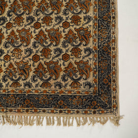 Multicolor - Warangal Handwoven Kalamkari Block Print Cotton Durrie / Carpet / Rug (4 x 6 Feet) 25