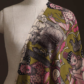 Kalamkari Printed Cotton Fabric 02