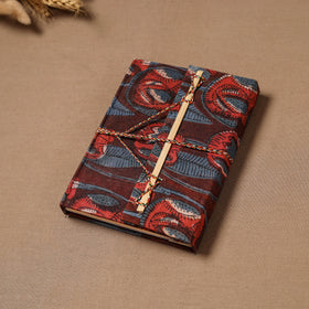 Handmade Paper Notebook in Bagru Cover with Thread Lock (7 x 5 in) 34
