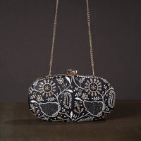 Chikankari Embroidery Clutch / Sling Bag