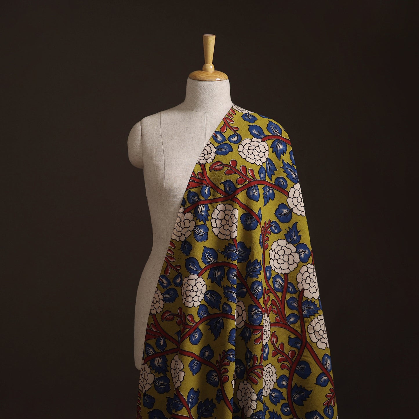 Kalamkari Printed Cotton Fabric 03