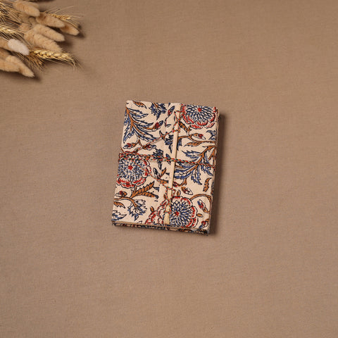 Handmade Paper Notebook in Bagru Cover with Thread Lock (7 x 5 in) 35