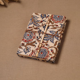Handmade Paper Notebook in Bagru Cover with Thread Lock (7 x 5 in) 35