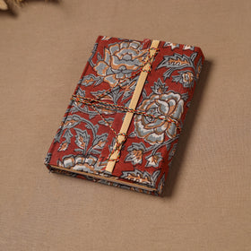 Handmade Paper Notebook in Bagru Cover with Thread Lock (7 x 5 in) 36