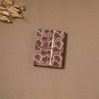 Handmade Paper Notebook in Bagru Cover with Thread Lock (7 x 5 in) 37
