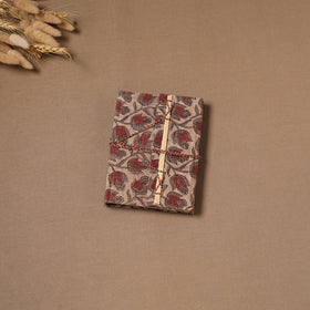 Handmade Paper Notebook in Bagru Cover with Thread Lock (7 x 5 in) 37