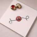 Lord Jagannath - Reusable Pattachitra Handpainted Rakhi with Potli 15