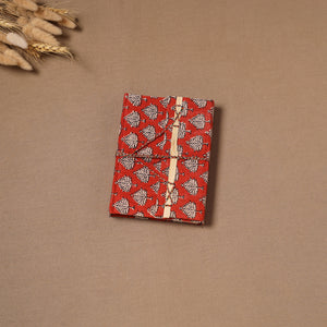 Handmade Paper Notebook in Bagru Cover with Thread Lock (7 x 5 in) 39