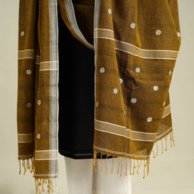  Handloom Cotton Burdwan Jamdani Dupatta
