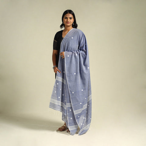 Handloom Cotton Burdwan Jamdani Dupatta