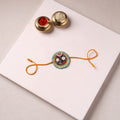 Lord Jagannath - Reusable Pattachitra Handpainted Rakhi with Potli 18