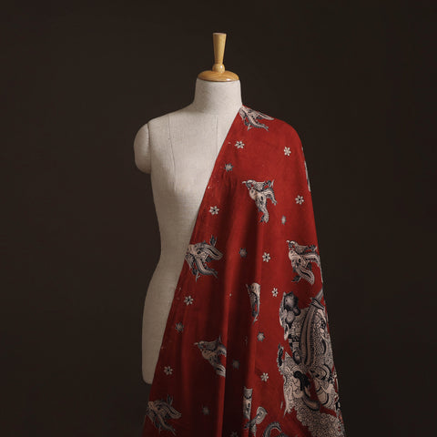 Kalamkari Printed Cotton Fabric 07