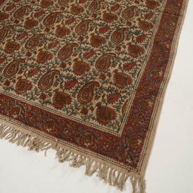 Multicolor - Warangal Handwoven Kalamkari Block Print Cotton Durrie / Carpet / Rug (4 x 6 Feet) 23