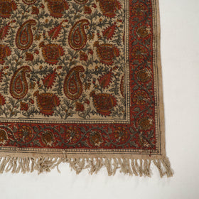 Multicolor - Warangal Handwoven Kalamkari Block Print Cotton Durrie / Carpet / Rug (4 x 6 Feet) 23