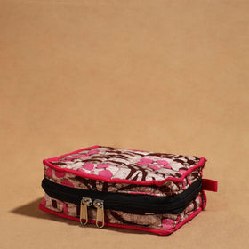 Multicolor Handmade 4 Pockets Cotton Jewelry Bag