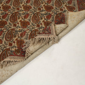 Multicolor - Warangal Handwoven Kalamkari Block Print Cotton Durrie / Carpet / Rug (4 x 6 Feet) 23
