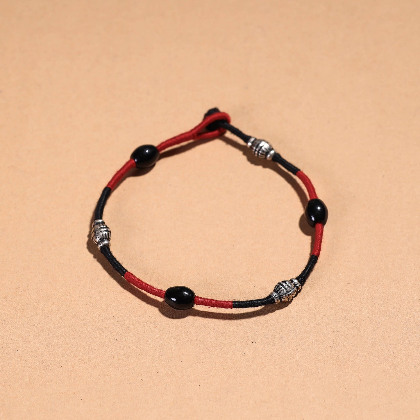  Handcrafted Beads & Thread Work Patwa Anklet