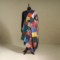 Multicolor - patchwork reversible silk bengal kantha work