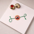 Lord Jagannath - Reusable Pattachitra Handpainted Rakhi with Potli 21