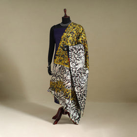 Multicolor - patchwork reversible silk bengal kantha work