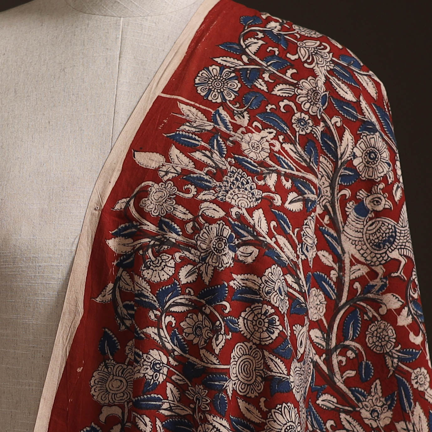 Kalamkari Printed Cotton Fabric 10