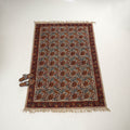 Brown - Warangal Handwoven Kalamkari Block Print Cotton Durrie / Carpet / Rug (4 x 6 Feet) 18