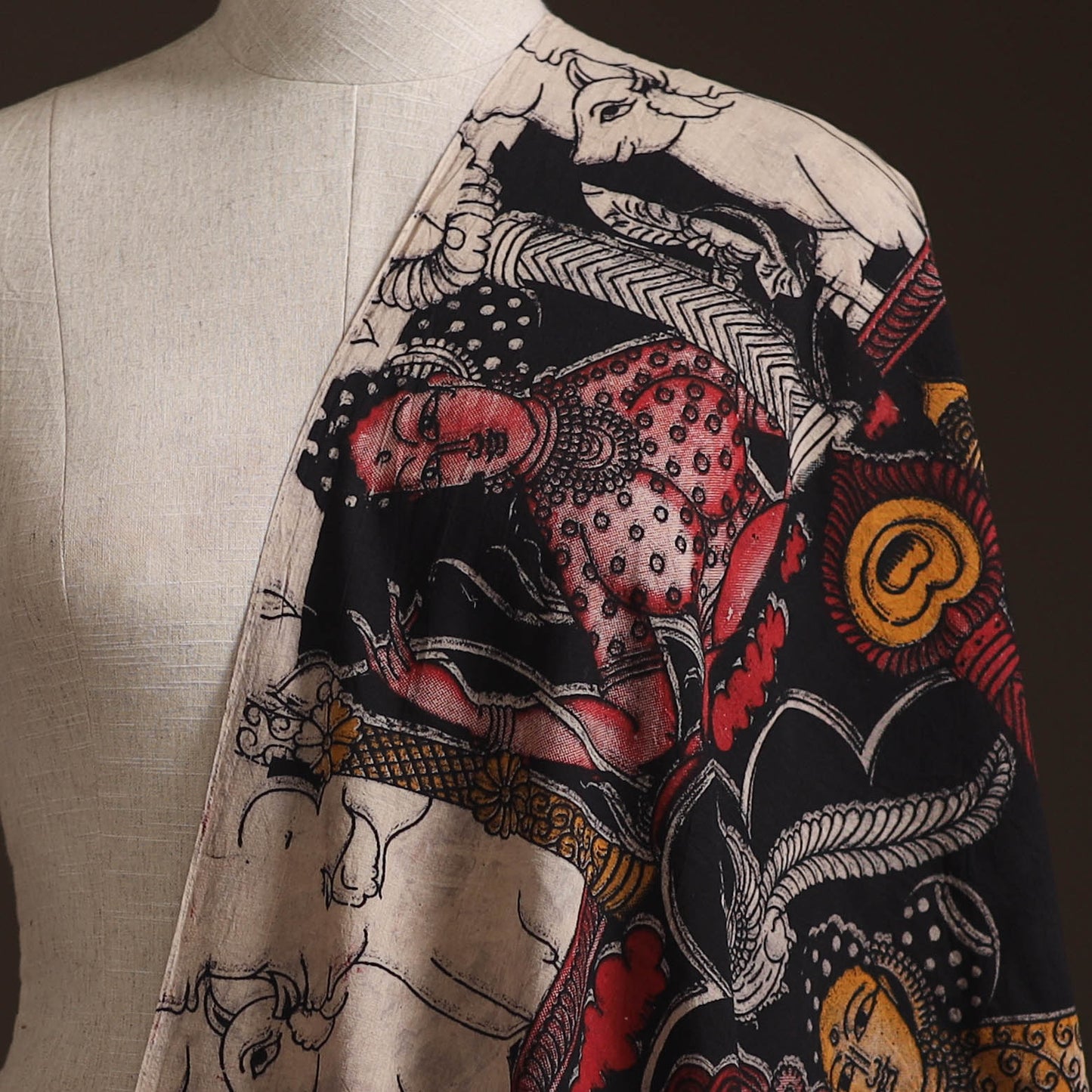 Kalamkari Printed Cotton Fabric 13