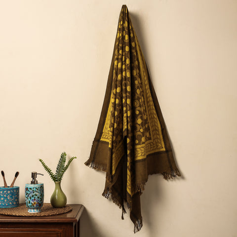 Block Printed Cotton Towel
