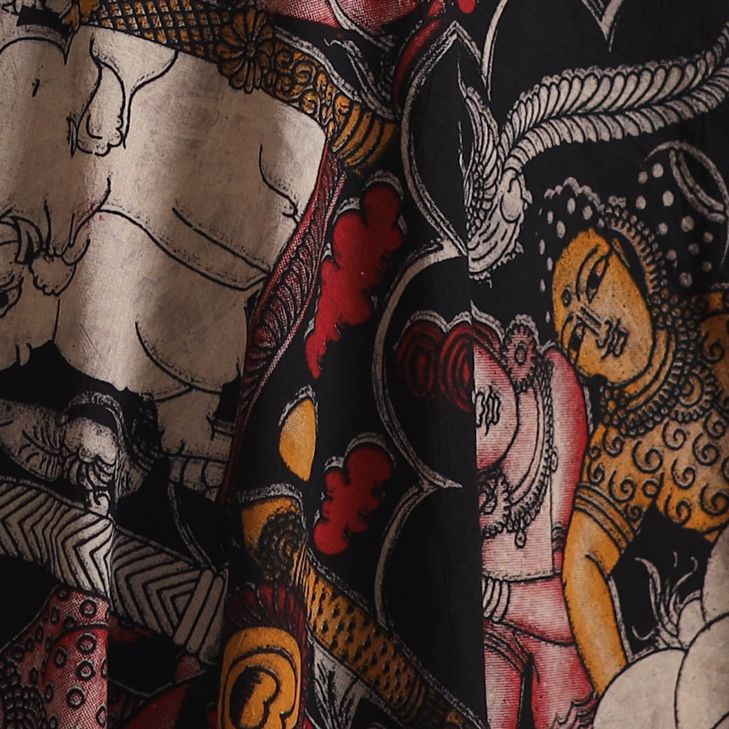 Kalamkari Printed Cotton Fabric 13
