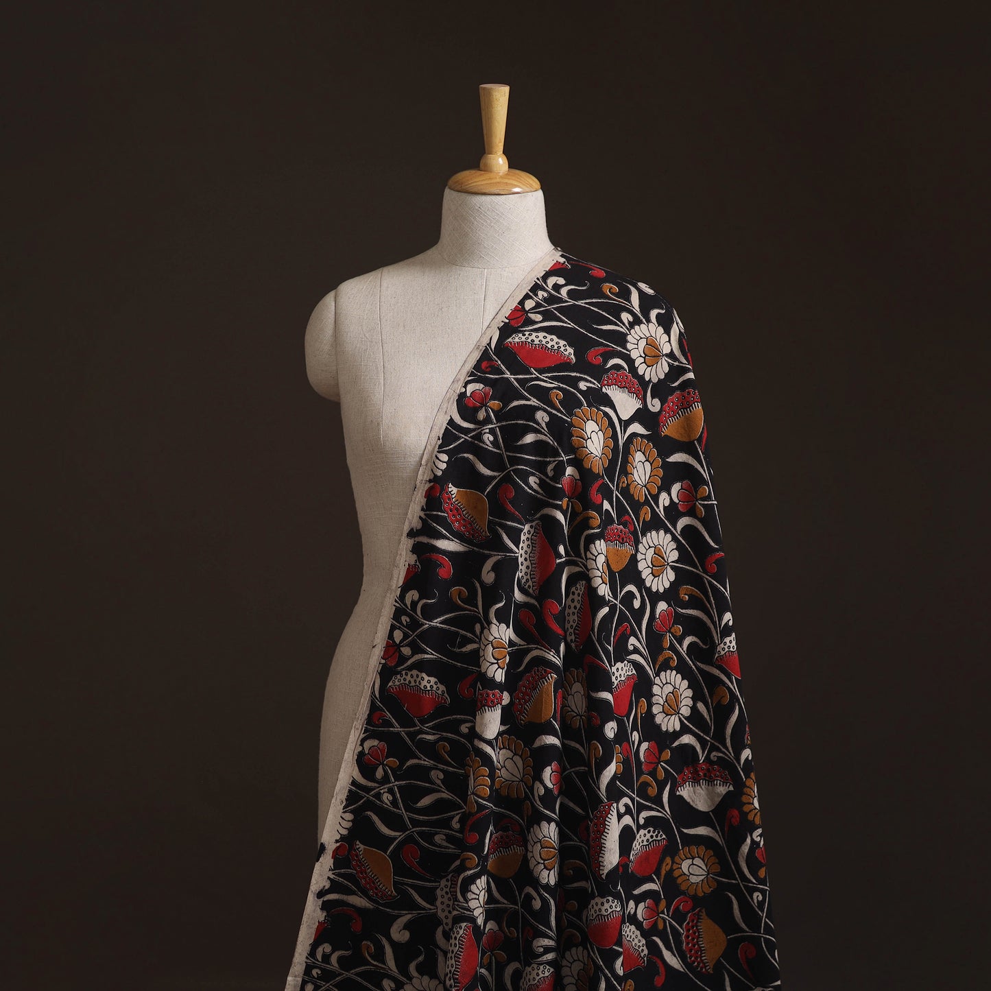 Kalamkari Printed Cotton Fabric 14