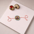 Lord Jagannath - Reusable Pattachitra Handpainted Rakhi with Potli 28