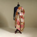 Multicolor - patchwork reversible silk bengal kantha work