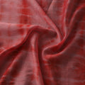 Red - Shibori Tie-Dye Chanderi Silk Fabric 01